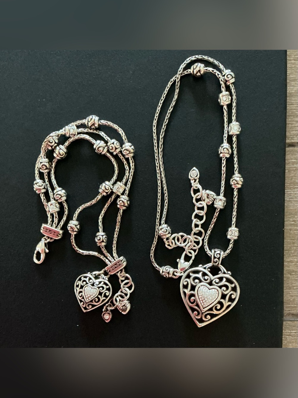 Brighton Reno Heart Necklace and Bracelet